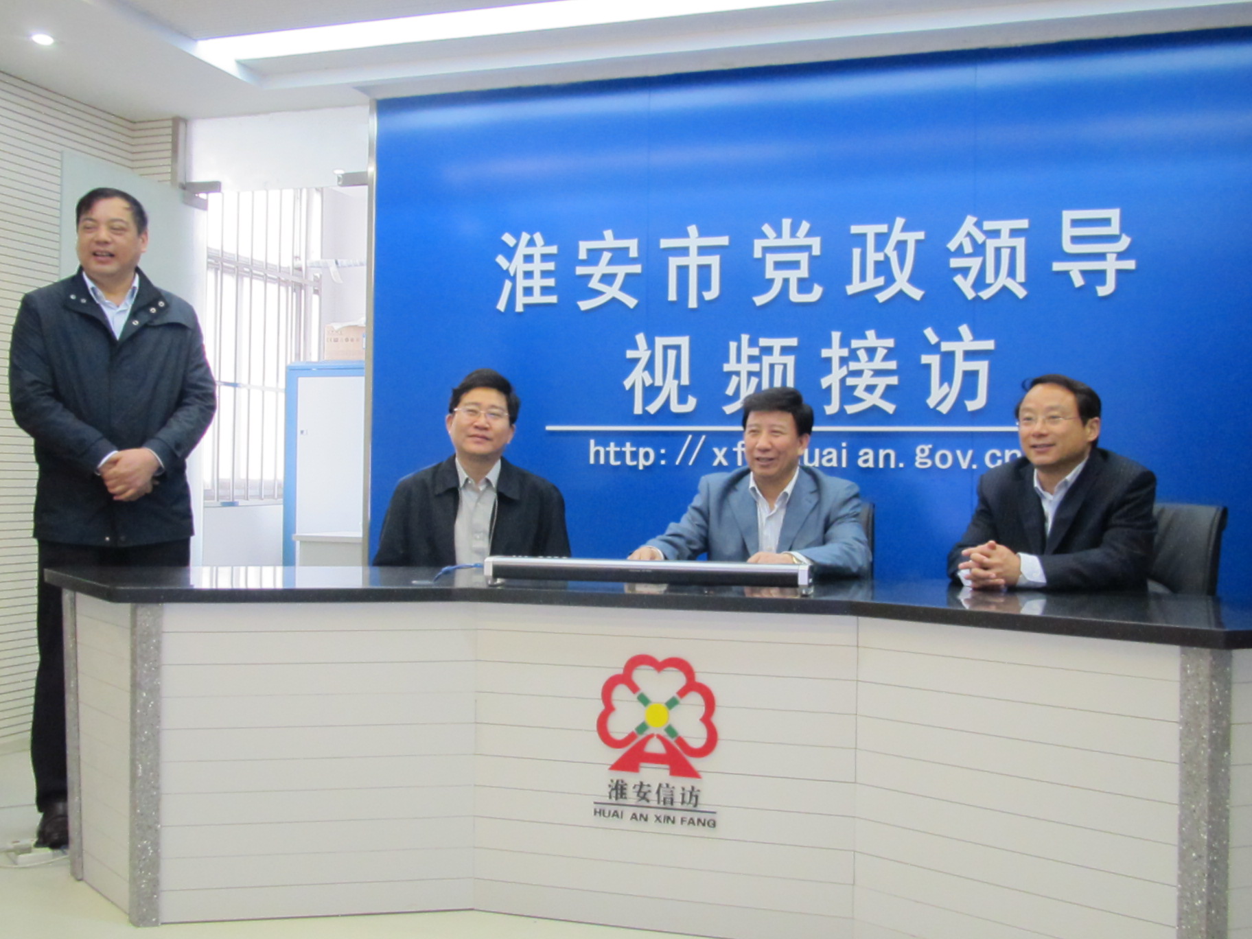 江苏省政府信访局 各地动态 国家信访局副局长王耀东在淮安调研